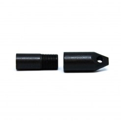 Punta storica fischiante in acciaio brunito